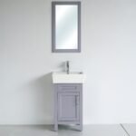 18 Inch Gray Selena Single Bathroom Vanity