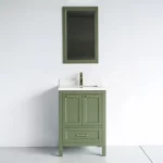 24-Inch Green Selena Single Bathroom Vanity