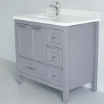 36 Inch Gray Selena Single Bathroom Vanity