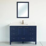 48 Inch Navy Blue Selena Single Bathroom Vanity