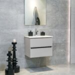 24 Inch Matte Cashmere Veneto Floating Bathroom Vanity