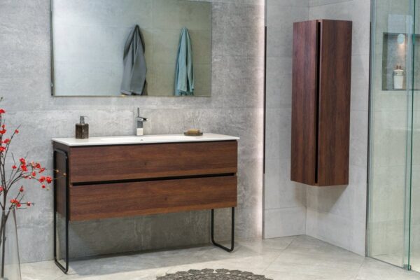 48 Inch Dark Oak Veneto Floating Bathroom Vanity - Image 9