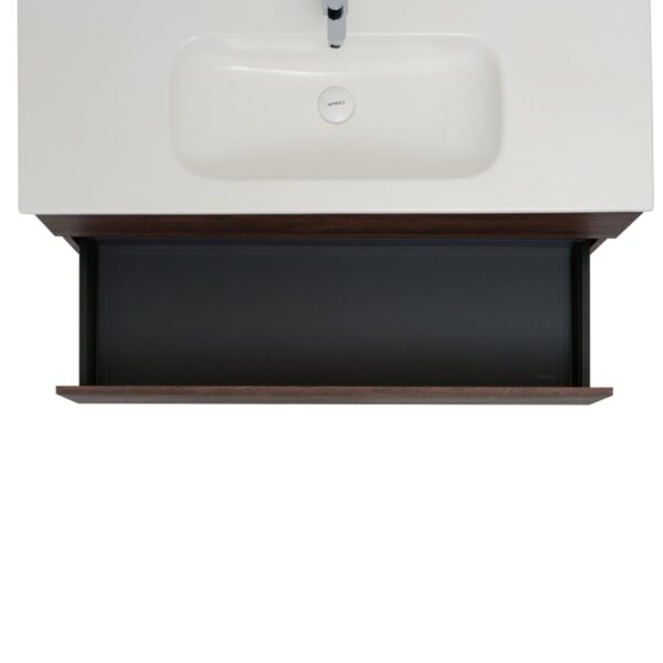48 Inch Dark Oak Veneto Floating Bathroom Vanity - Image 8