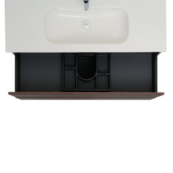 48 Inch Dark Oak Veneto Floating Bathroom Vanity - Image 7