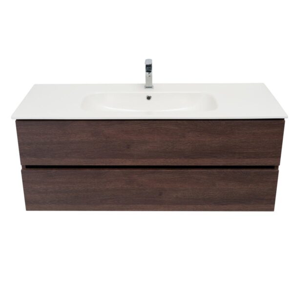 48 Inch Dark Oak Veneto Floating Bathroom Vanity - Image 4